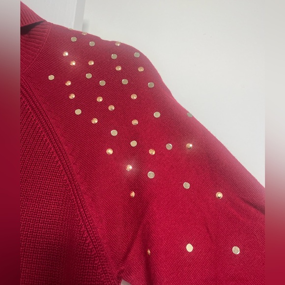 Red Michael Kors turtleneck - Picture 4 of 5